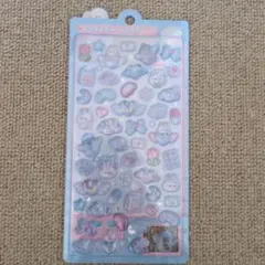 ボンボンドロップシール　みずいろボンボン　立体シール　シール　クーリア　正規品