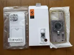 iPhone16ProMax Spigenケース他 豪華4点セット(覗き見防止)