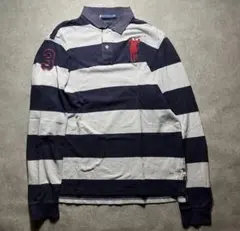 y2K ポロラルフローレン ポロシャツ ロンt ビッグポニー チーフキーフ　古着