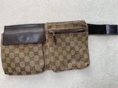 Gucci ボディバッグ GGパターン GGパターン スモール クロスボディバッグ ・フォレストグリーン GG