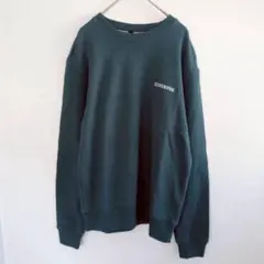 コンバース　ワンポイント　スウェット　グリーン