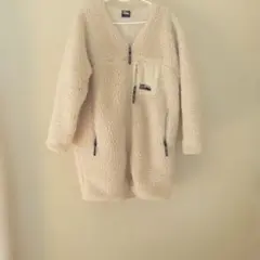 FIRST DOWN フリースジャケット クリーム