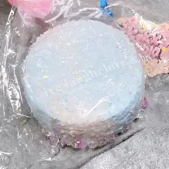 XXX studio ビーズ シャリ 水色ピンク