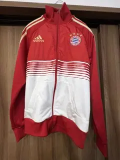 adidas FCバイエルン・ミュンヘン ジャケット Mサイズ 赤 - メルカリ