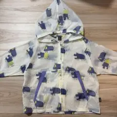 美品moimoln キッズ ジップアップパーカー 100cm ウィンドブレーカー