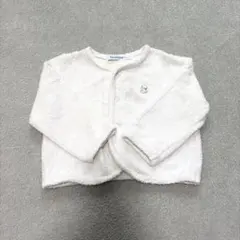 ファミリア タオル地 カーディガン 80