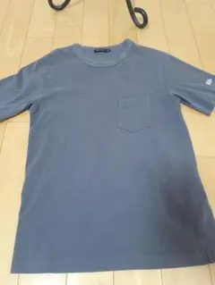 SCYE BASICS サイベーシックス ポケットTシャツ ブルーグレー 38
