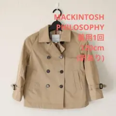 着用1回⭐︎MACKINTOSH PHILOSOPHYダブルブレストコート120