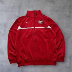 3*パ様 NIKE カレッジ トラックジャケット 刺繍ロゴ スウォッシュ レッド