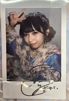 sweetsteady 音井結衣　直筆サイン入り チェキ