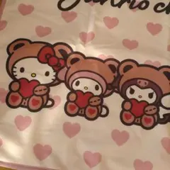 サンリオ　ベアーキティ　ブランケット　ハート 膝掛け