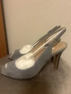 Diana グレー バックストラップサンダル