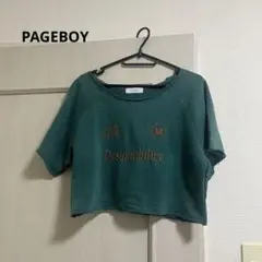 PAGEBOY 半袖Tシャツ ショート丈のサムネイル
