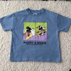 LITTC ミッキー＆ミニー Tシャツ 90cm 1回のみ着用