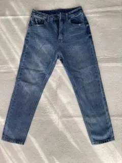 GRL ハイウエストテーパードデニムパンツ S ジーンズ レディース 美品