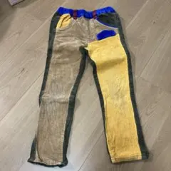 キルティング素材パンツ