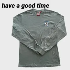 【☆大特価☆】have a good time M グリーン 長袖カットソー