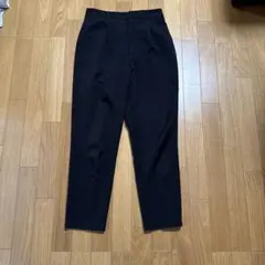 ブラックパンツ　L スラックス　テーパードパンツ