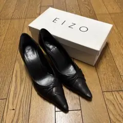 EIZO ブラック パンプス　23.5cmのサムネイル