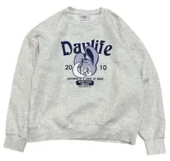 DAYLIFE DAINY グラフィックプリント クルーネック スウェット