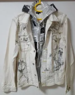 IN THE ATTIC ジャケット ダメージ クラッシュ 加工　Lサイズ　古着