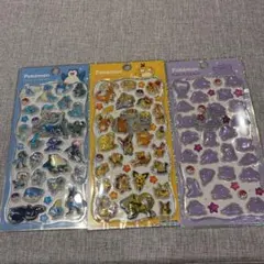 ポケモン プチドロップステッカー 3種セット　正規品　プチドロ