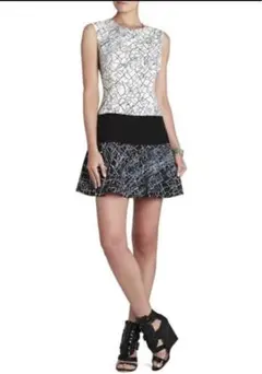 未使用 BCBGMAXAZRIA ニットノースリーブワンピース ロングセーター 