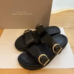 ダブルベルトフラットサンダル　green label relaxingのサムネイル