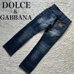 y2k DOLCE&GABBANA メタルプレート　デニム　ヒゲ　ハチノスのサムネイル