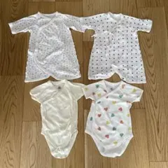 ベビー肌着4点セット プチバトーなど