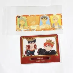 ハイキュー ジャンプショップ　特典　ステッカー カード アニメイト 日向 影山