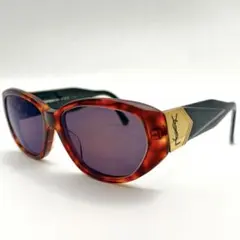希少/美品✨イヴ サンローラン YSL サングラス べっ甲 31-6506のサムネイル