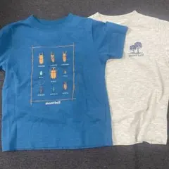 mont-bell 昆虫Tシャツセット (青・グレー)