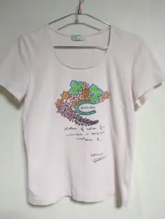 CARVEN 半袖 Tシャツ ピンク 花柄プリント 38 送料無料！のサムネイル