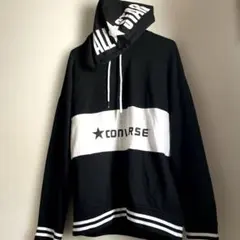 CONVERSE コンバース Black フーディー パーカー 平成ギャルy2kのサムネイル