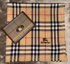 Burberry バーバリー　パスケース&ハンカチセット