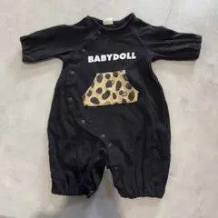 BABYDOLL 2WAYオール スタイ付き ヒョウ柄のサムネイル
