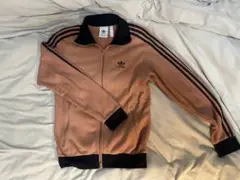 adidasワッフルトラックジャケット茶(希少カラー) Sサイズ