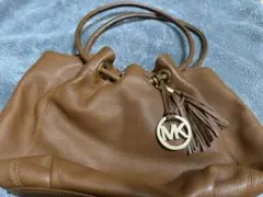MICHAEL KORS マイケルコース 巾着ショルダーバッグ ブラウン