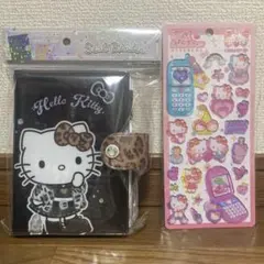 Hello Kitty シール帳　平成はっぴーフォン　シール　2点セット