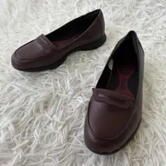 美品✨Reebok ローファー イージートーン ワインレッド 23