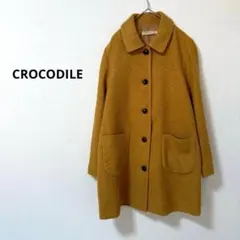 【クロコダイル】M ロングコート ステンカラーコート　アウター