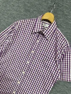 Paul Smith ポールスミス ギンガムチェック シャツ イタリア製生地 Lのサムネイル