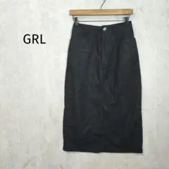 グレイル【М】ロングタイトスカート　ブラック　a6196