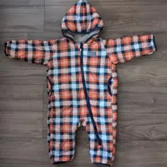 ミキハウス ピクニック リバーシブル ボア ジャンプスーツ 80～90cm