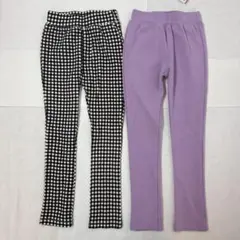 新品　西松屋　ストレッチパンツ　レギンスパンツ　2枚セット　120