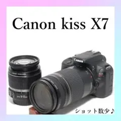 ❤️ショット数7948回❤️Canon kiss X7 高性能レンズ付き 美品 - メルカリ