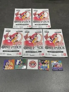 ワンピースカードゲーム ラウンドワン限定パック＆ステッカーセット