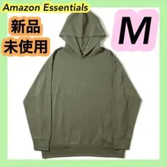 【新品】Essentials ワイドフィット フード付きパーカー M カーキ