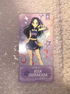 アイカツ 白樺リサ チケットライクコレクション ステージ缶バッジ
